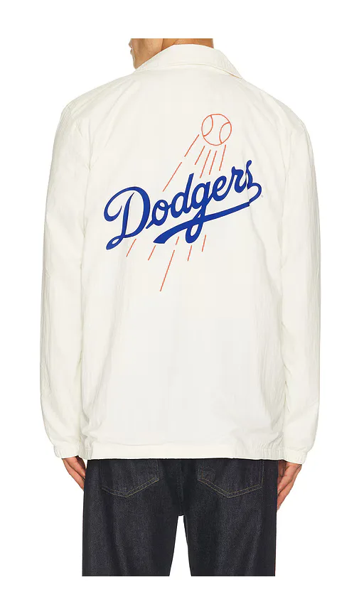 MLB Los Angeles Dodgers Retro Roots Coaches Jacket by Mitchell & Ness