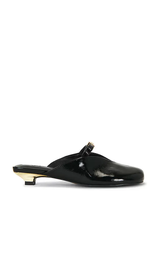 Sue Bow Kitten Heel Deep Shine by Ganni