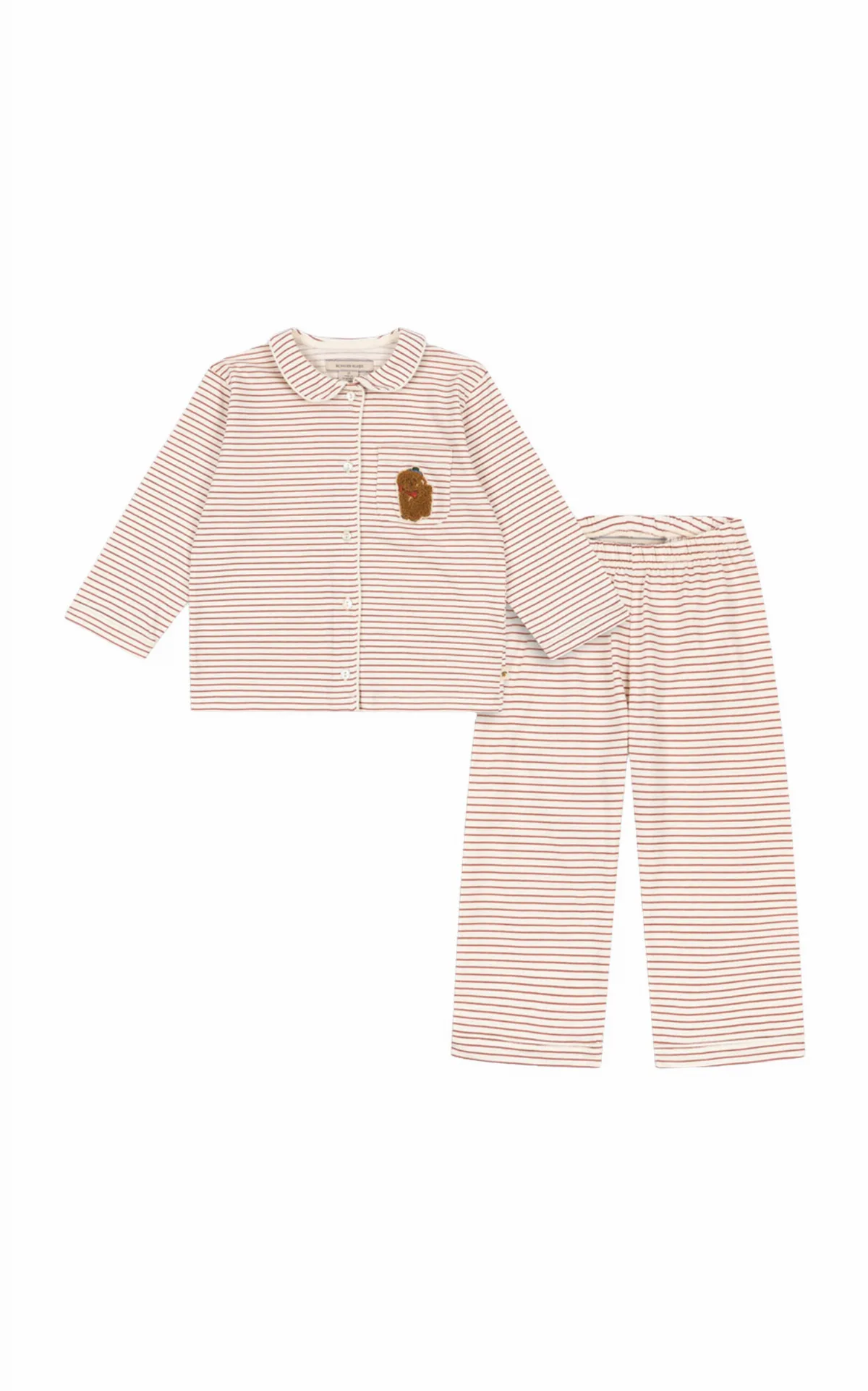 Pio Striped Cotton Set by Konges Sløjd
