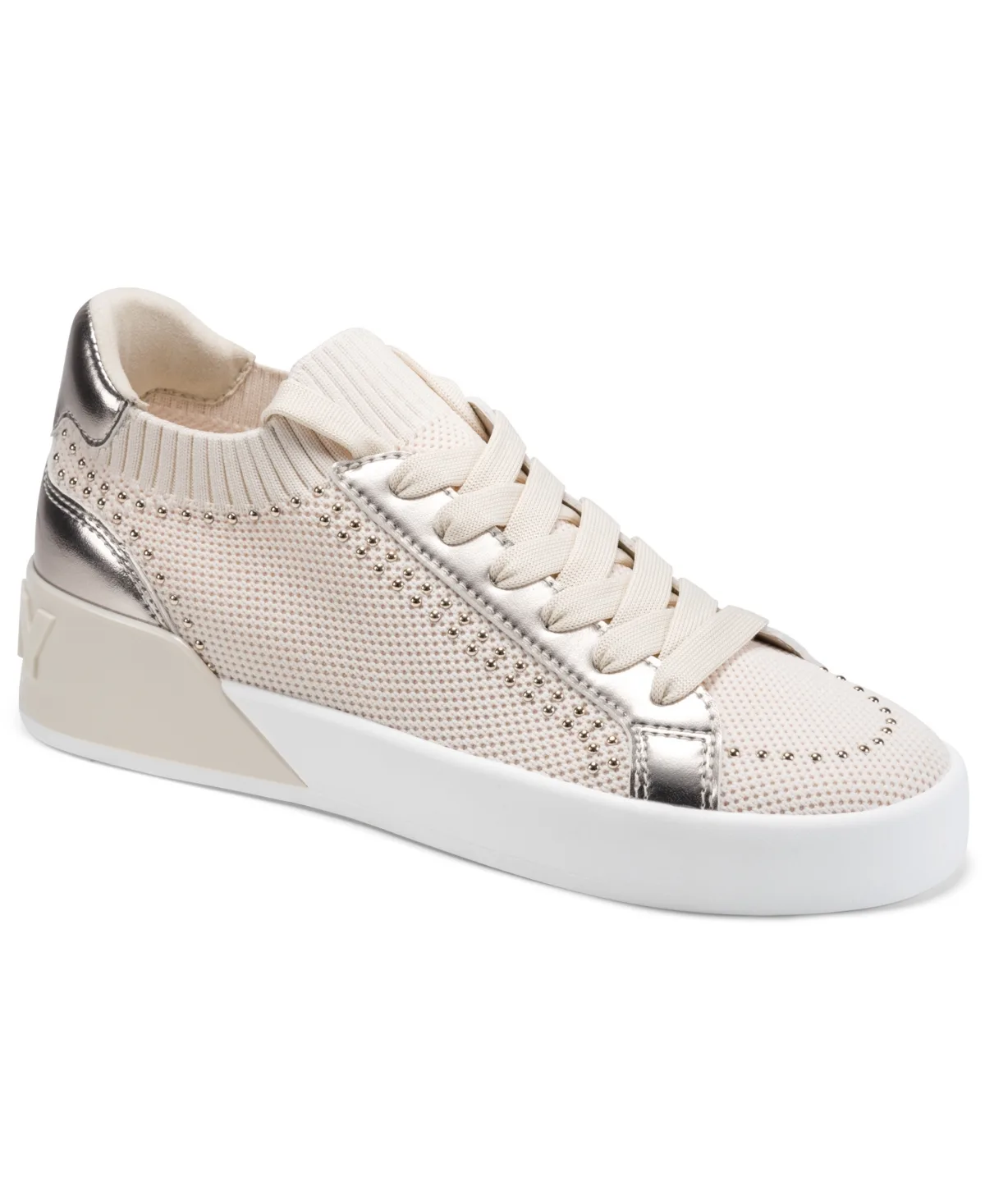 Mallory Studs Round Toe Sneakers by Dkny
