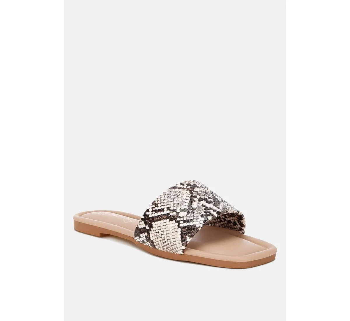 Zaltana Open Square Toe Flats by London Rag