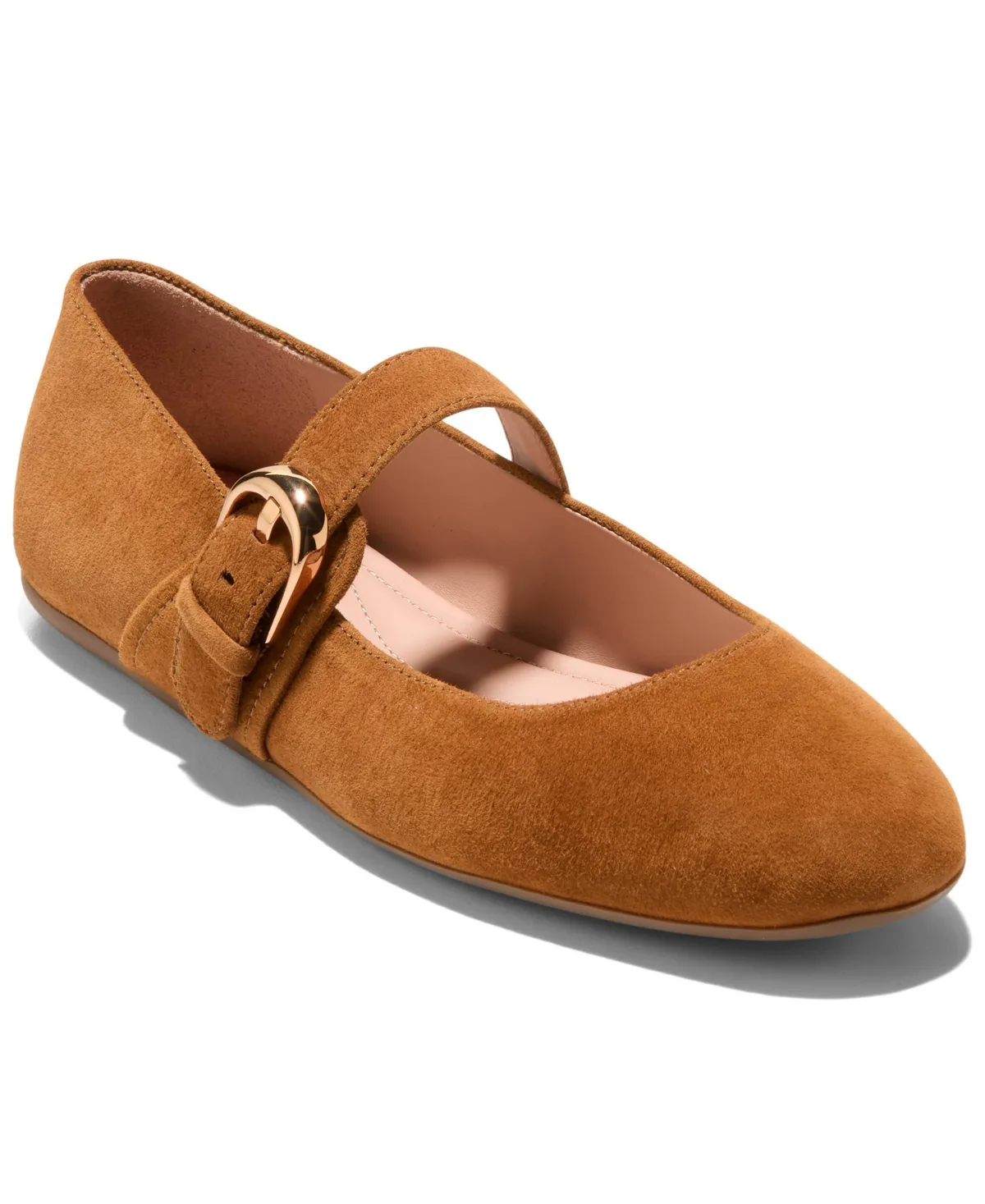 Grand Ambition Alissa Mary Jane Ballet Flats - Suede