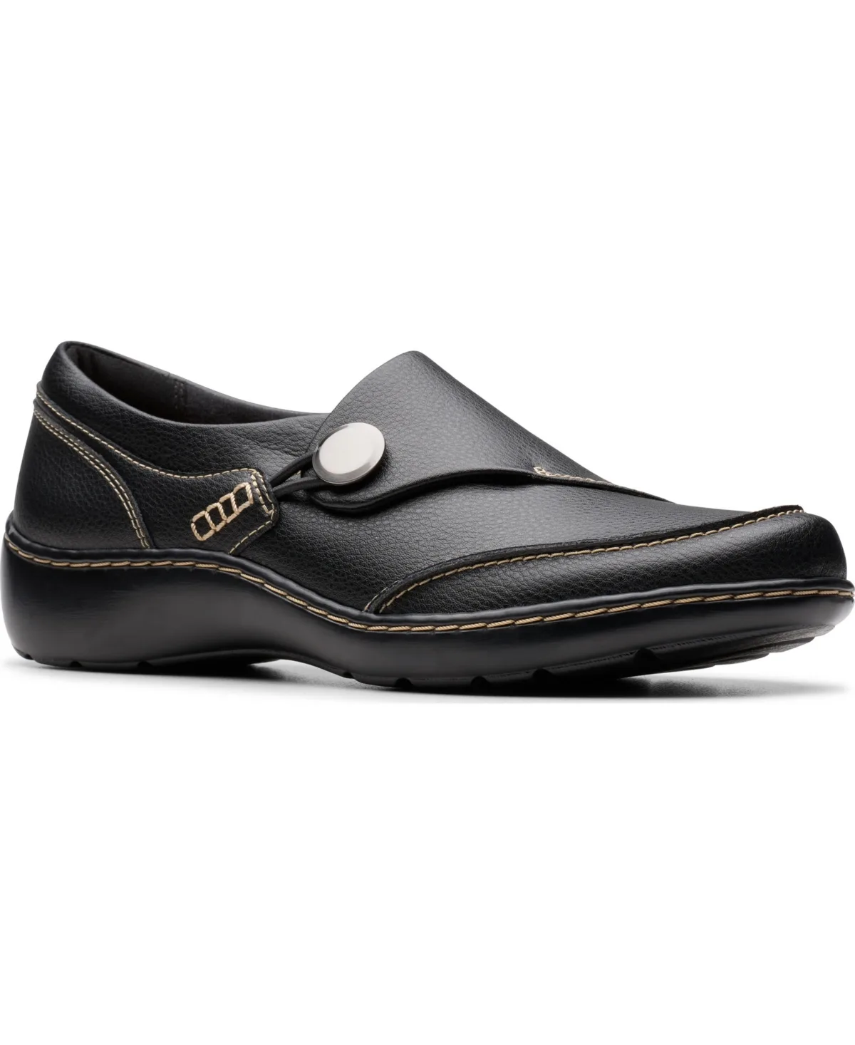 Cora Teresa Round Toe Loafers - Tumbled Leather by Clarks