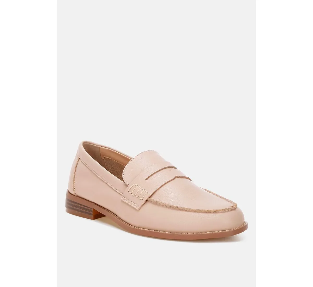 Reiga Low Block Heel Loafers by Rag & Co