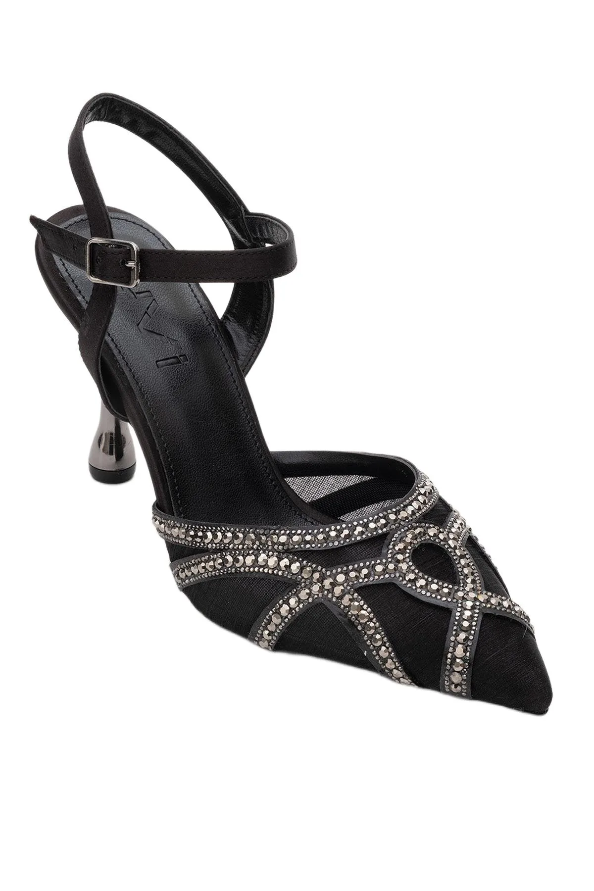 Volby Embellished Pointed Toe Pump by Prologue Shoes