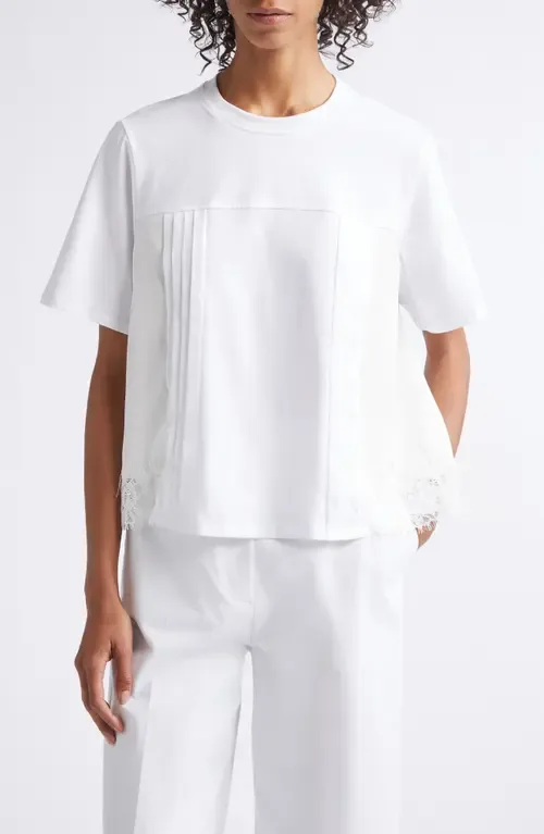 Mixed Media Cotton T-Shirt by 3.1 Phillip Lim