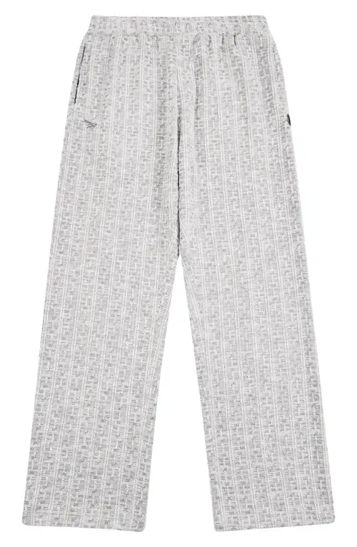 Plaid Knit Straight Leg Pants by PAPER PLANES