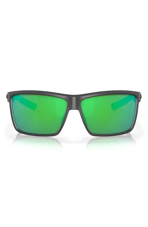 Rinconcito 60mm Polarized Rectangular Sunglasses by Costa Del Mar
