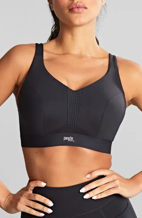 Endurance Underwire V-Neck Unlined Sports Bra by Panache