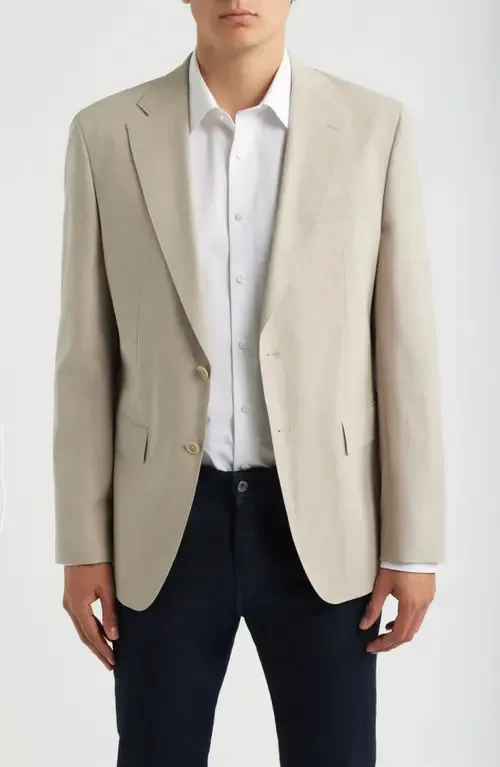 Huston Virgin Wool Blend Sportcoat by BOSS