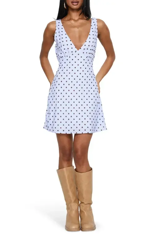 Nellie Polka Dot Sleeveless Minidress