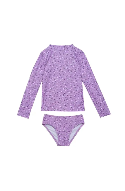 Ditsy Floral Long Sleeve Rash Guard Set by Gottex Kids