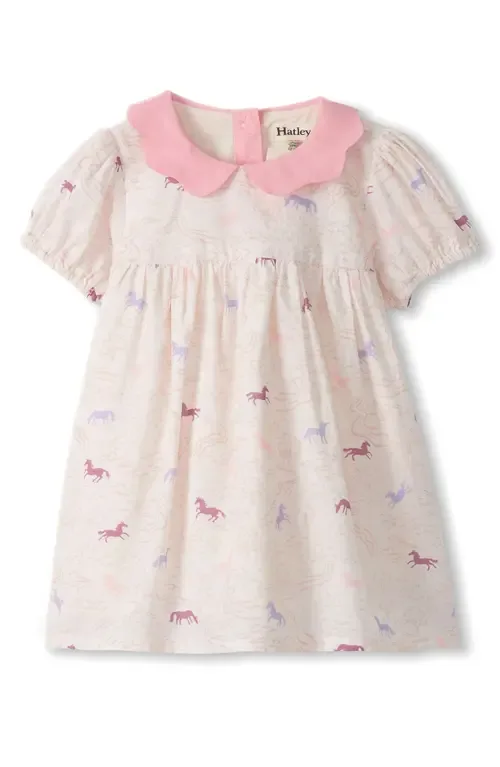 Grazing Ponies Cotton Dress by Hatley