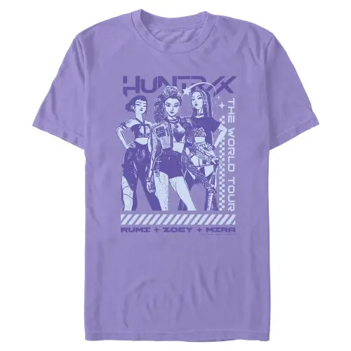 Rumi Zoey Mira Tour Short Sleeve Graphic T-Shirt by KPop Demon Hunters