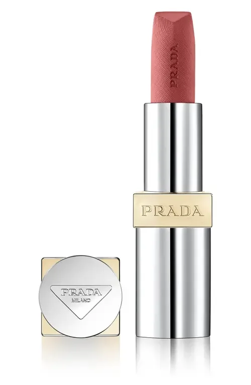 Monochrome Hyper Matte Refillable Lipstick in B02 Quartz - Pink Nude by Prada