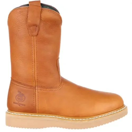 Wedge Steel Toe Pull on Work Boot by Georgia Boot
