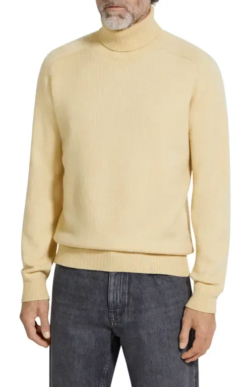 Cashmere Rib Turtleneck Sweater by ZEGNA