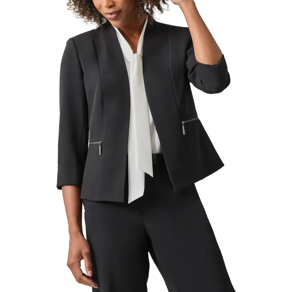 Stretch Crepe Jacket by KASPER