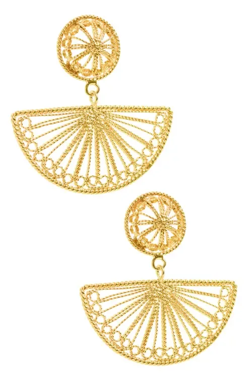 Turquoise Mountain Anahita Earrings by Freya Rose