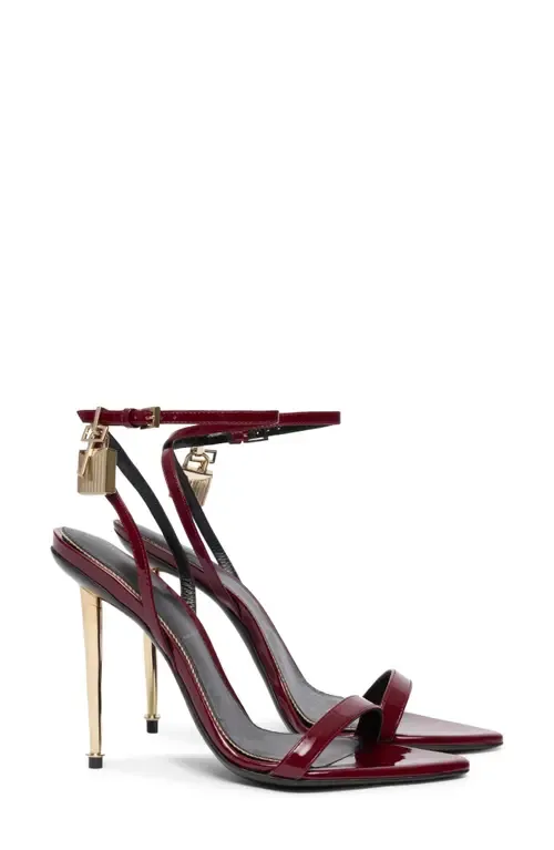 Padlock Pointy Toe Ankle Strap Sandal by TOM FORD