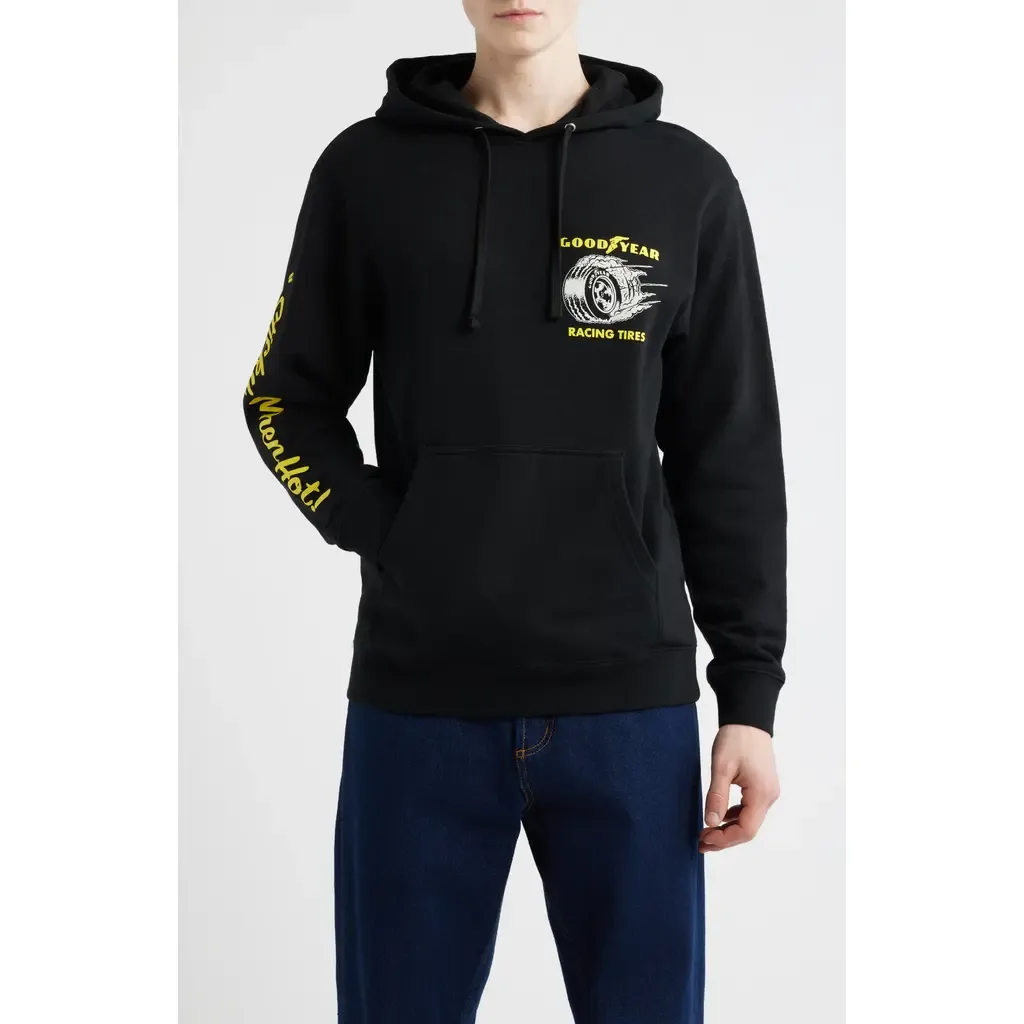 Brixton x Goodyear Cheater Slick Graphic Hoodie by Brixton