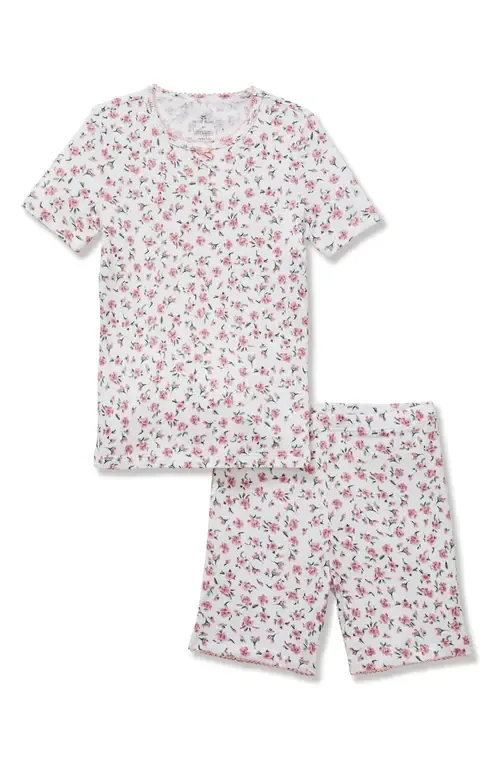 Floral Pointelle Short Set by Petite Plume