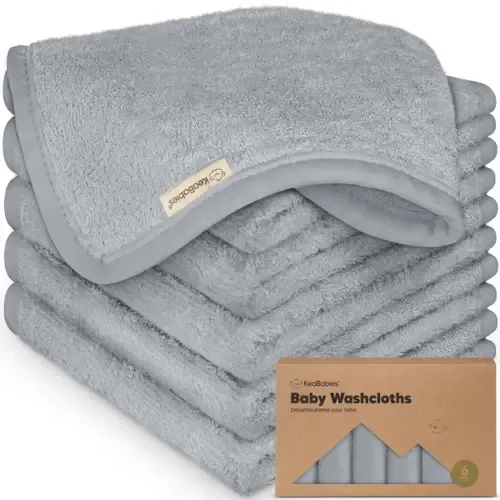 Deluxe Baby Washcloths by KeaBabies
