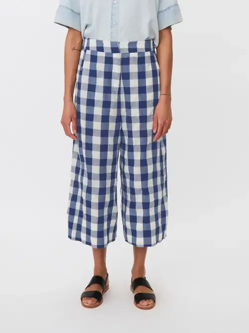 Maportia Checked Wide Leg Trouser by Masai Copenhagen