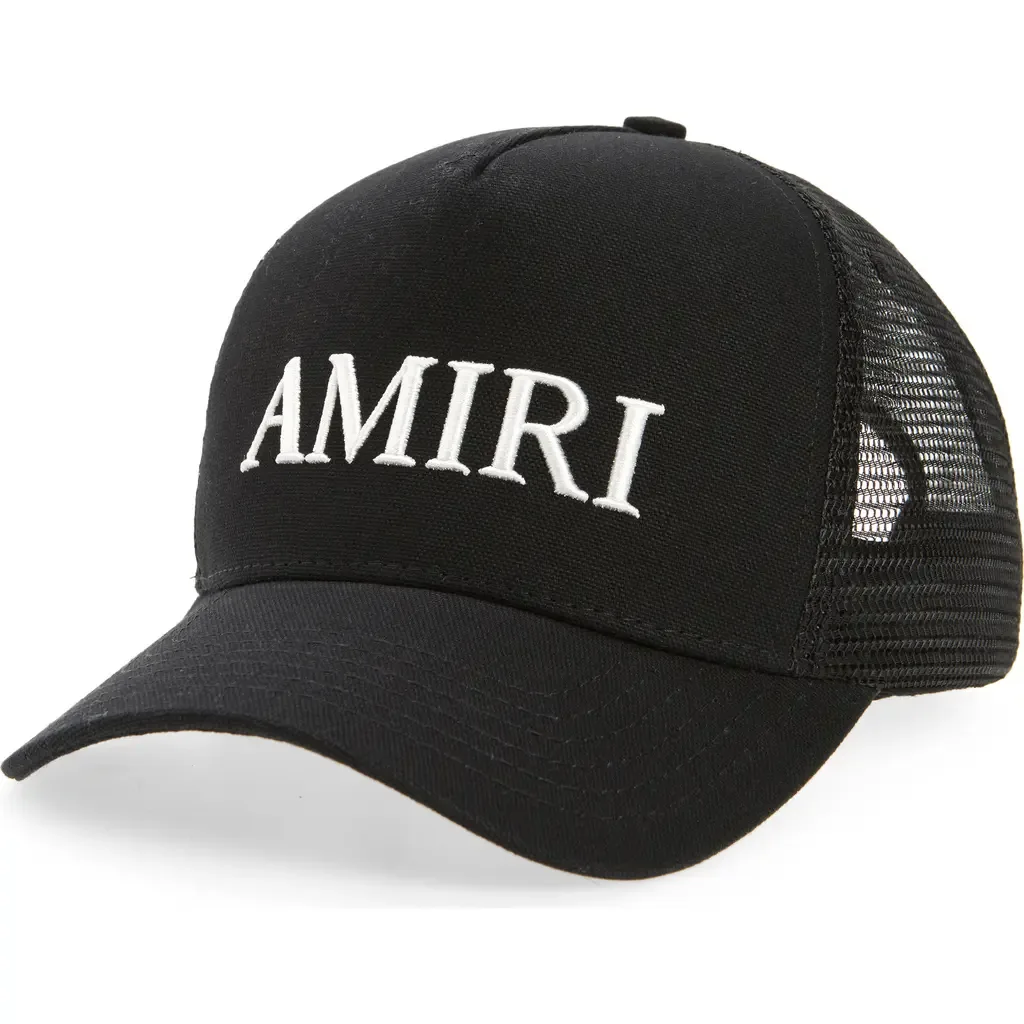 Core Logo Trucker Hat by AMIRI