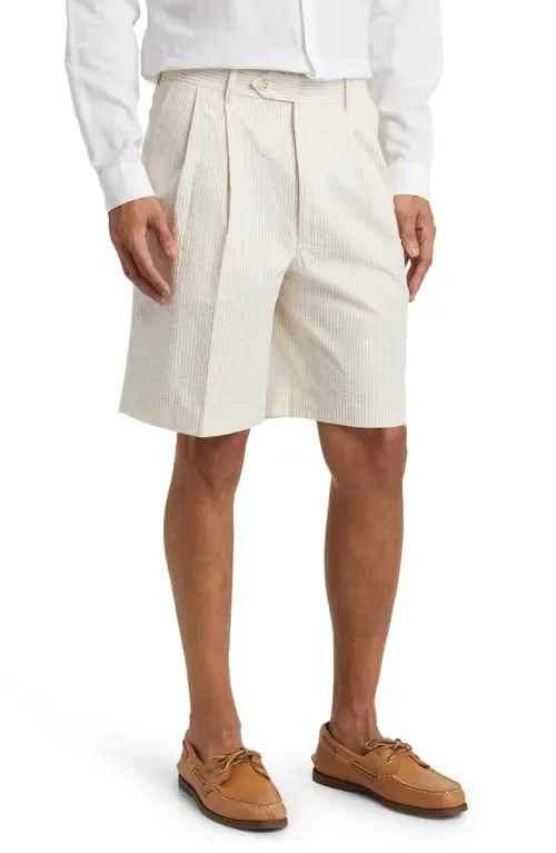 Seersucker Shorts by Berle