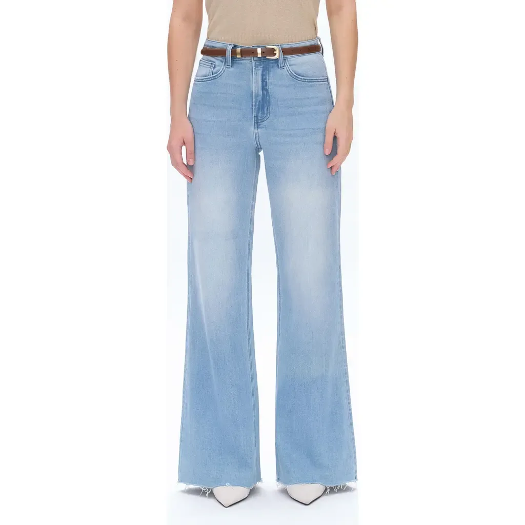Super High Waist Wide Leg Jeans by Bayeas