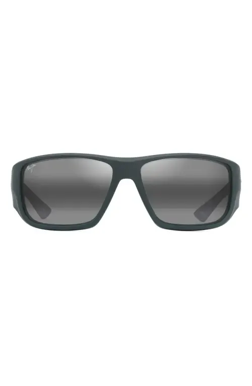 Keha 63mm Polarized Oversize Rectangular Sunglasses by Maui Jim