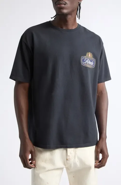 Safari Crest Cotton Graphic T-Shirt by Rhude