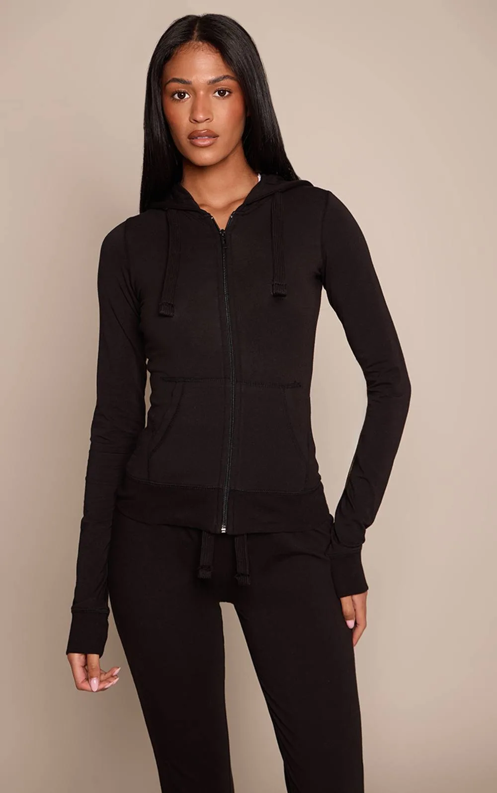 Zip Up Fitted Track Jacket by PrettyLittleThing