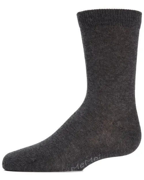 Basic Cotton Blend Crew Socks by MeMoi