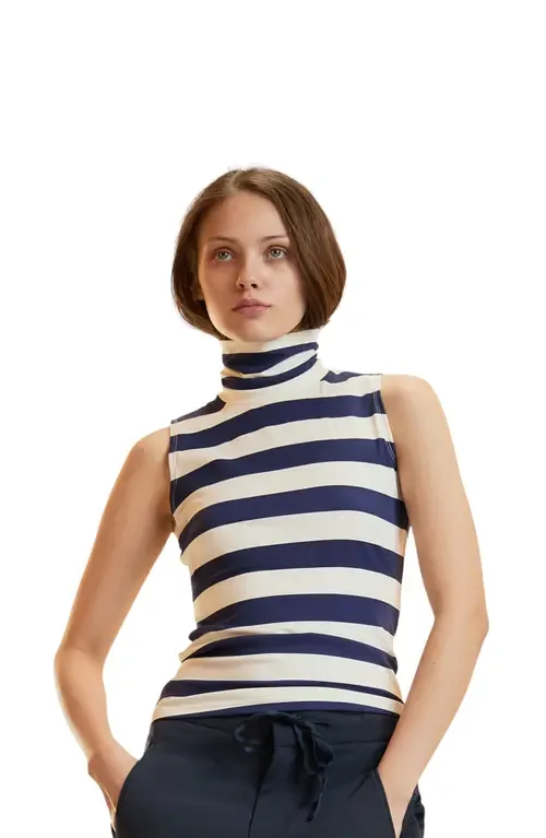 Sutton Sleeveless Turtleneck by Cynthia Rowley