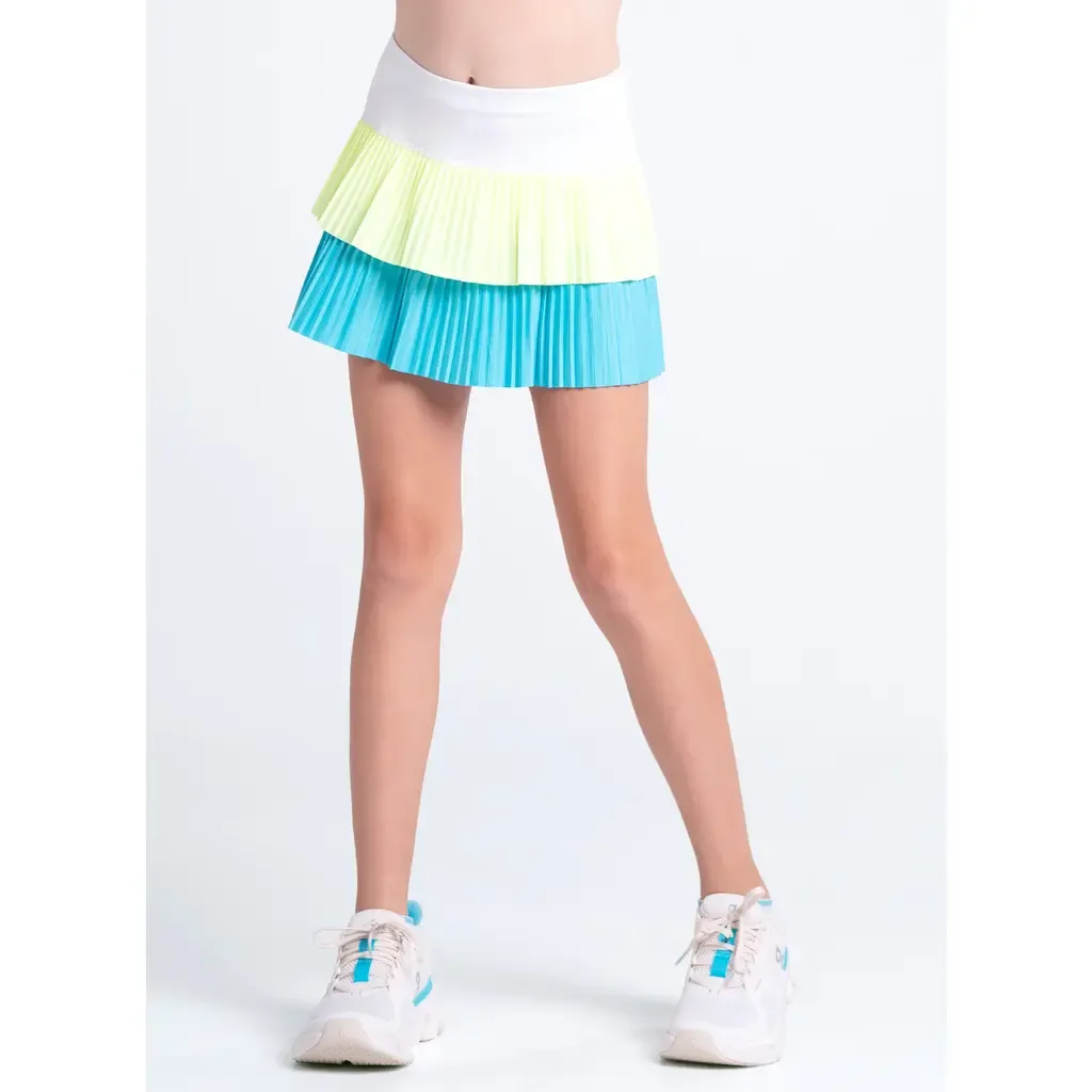 Doubles Pleated Skirt by Lucky in Love