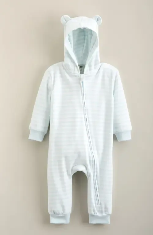 Hooded Long Sleeve Romper by Nordstrom