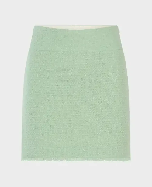 Gabrielle Wool Boucle Skirt