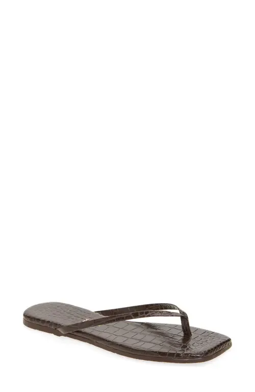 Lily Square Toe Flip Flop