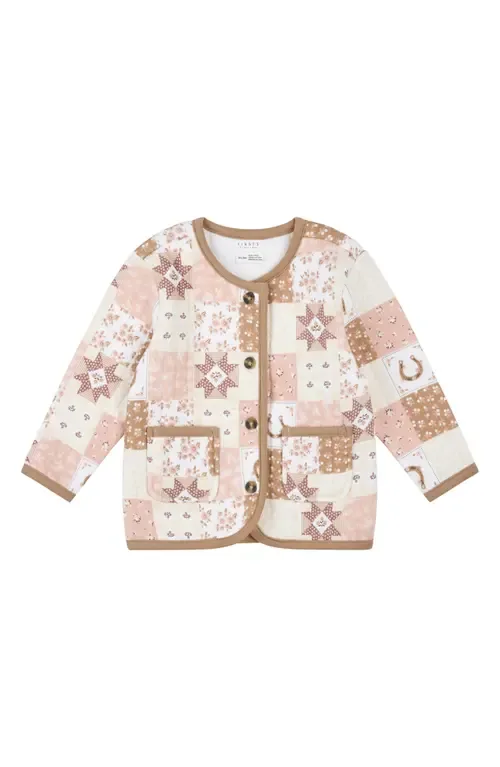 Quilted Patchwork Cardigan by Petit Lem