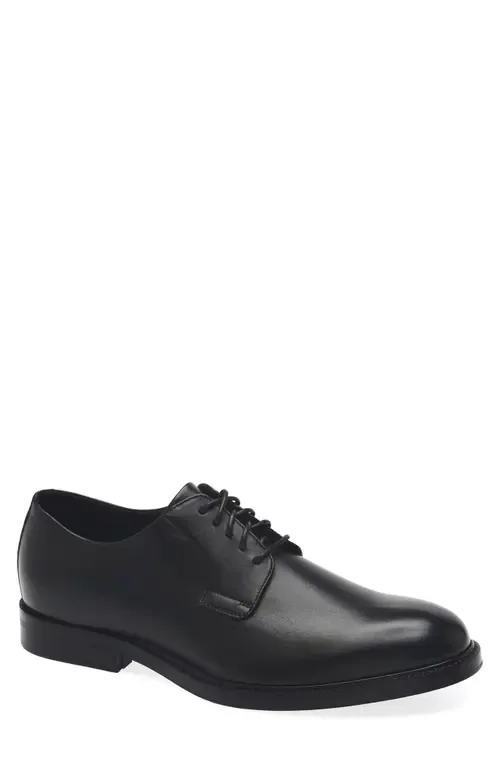 Dresletic Leather Plain Toe Derby by BOSS