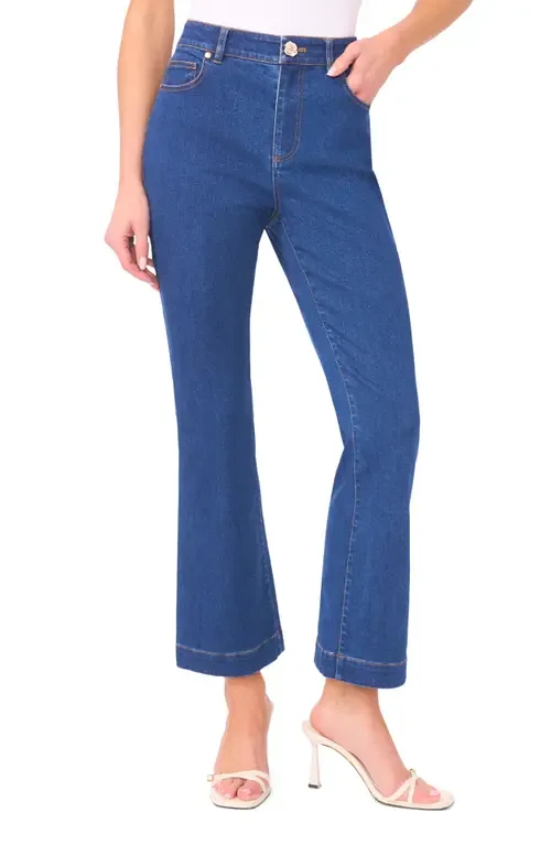 High Waist Flare Leg Ankle Jeans by CeCe
