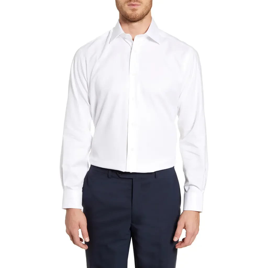 Regular Fit Royal Oxford Dress Shirt by David Donahue