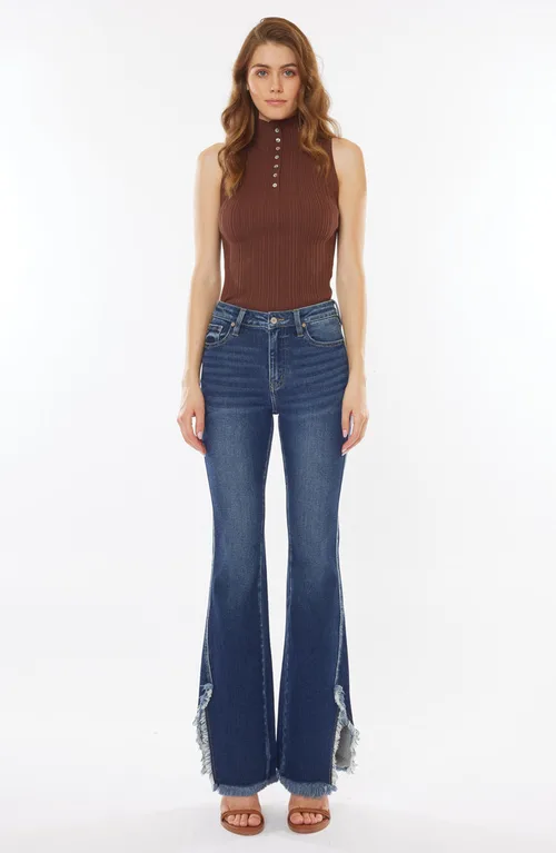 Dewey High Rise Bootcut Jeans by KanCan