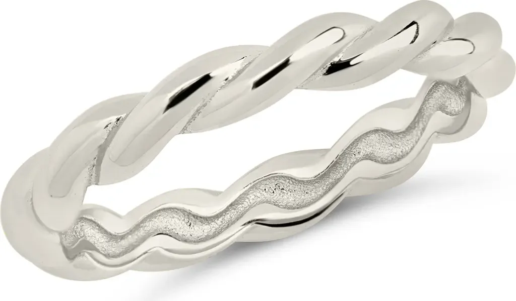 Nixie Twisted Band Ring by Sterling Forever