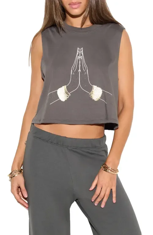Sacred Peace Spirit Crop Tank by Spiritual Gangster