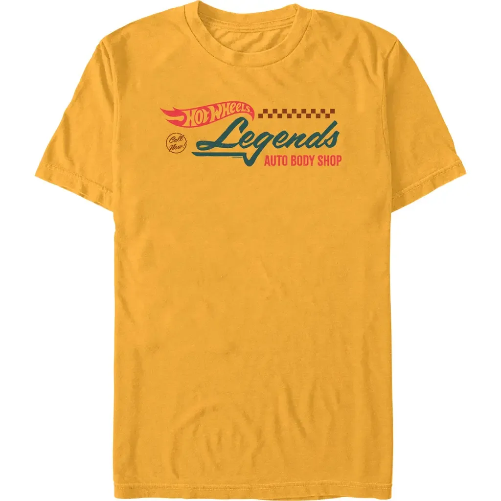 Legends Auto Body Shop Short Sleeve Graphic T-Shirt by Hot Wheels