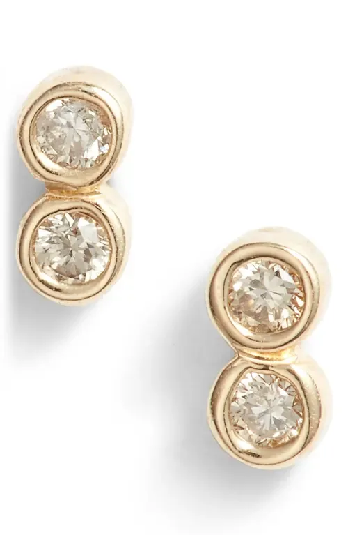 Oslo Diamond Stud Earrings by Set & Stones