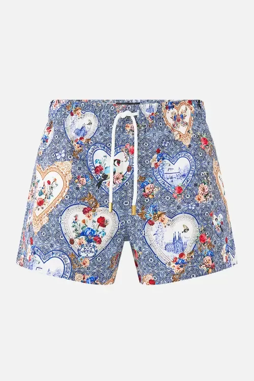 Short Length Boardshort with Elastic Waist by Camilla